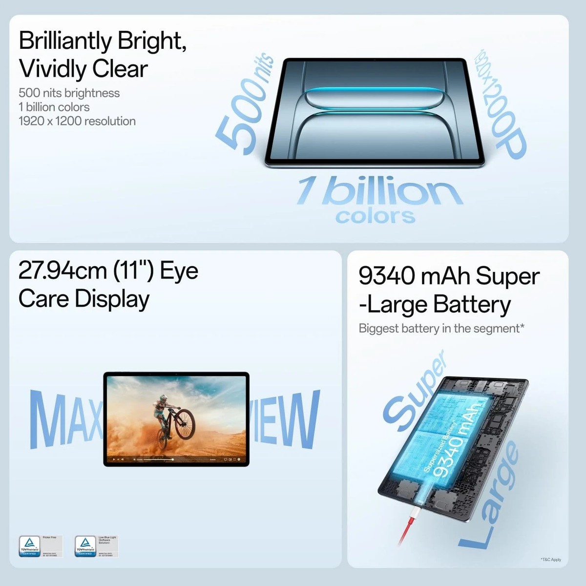 OnePlus Pad Lite 6 GB RAM 128 GB ROM 11.0