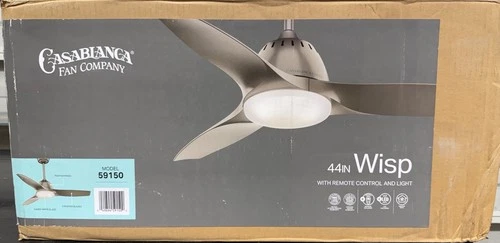 Casablanca Wisp 44" Modern Ceiling Fan - Pewter, LED Light, Remote, 59150 - Picture 11 of 13