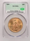 1924 Double Eagles Saint Gaudens CACG MS 64 CAC