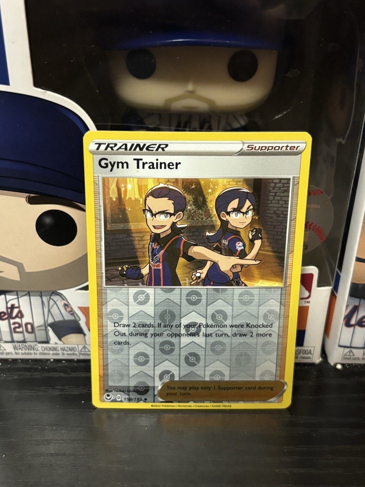 Pokemon TCG Silver Tempest - Gym Trainer  #158/195 - Reverse Holo Card