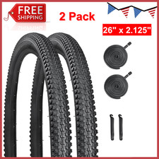 26" x 2.125" Cruiser Bike Tires Replacement Bicycle Tires Pair 26" Inner Tubes