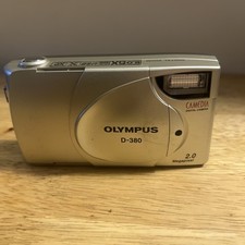Olympus CAMEDIA D-380 2.0MP Digital Camera - Silver TESTED WORKS