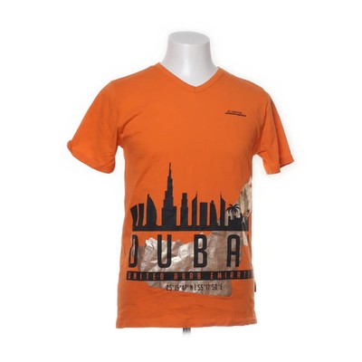 Automobili Lamborghini, T-shirt, Größe: M, Orange/Schwarz/Gold, Baumwolle #82J