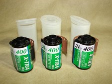 Fuji Superia X-Tra 400 24 exposure film for color prints, lot of 3 rolls