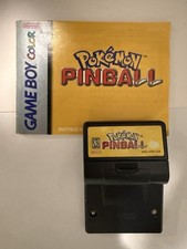 Pokémon Pinball Game Boy Color GBA Authentic Cartridge w/ Original Manual