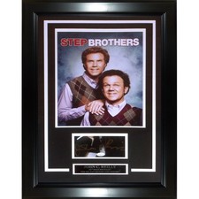 John C. Reilly Autographed Step Brothers Deluxe Framed Signature Series with 11x