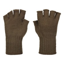Mcguire Gear Wool Fingerless Gloves   GI Half Finger Wool Glove Inserts Warm ...