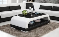 Couchtisch Leder Glastisch Design Tisch Sofa Beistell Couch Tische Farbe WäHlbar