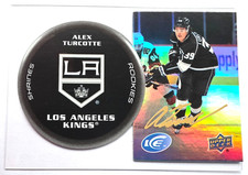 2021-22 UD ICE Hockey - CLEAR ROOKIE AUTO - Alex Turcotte #SH-49