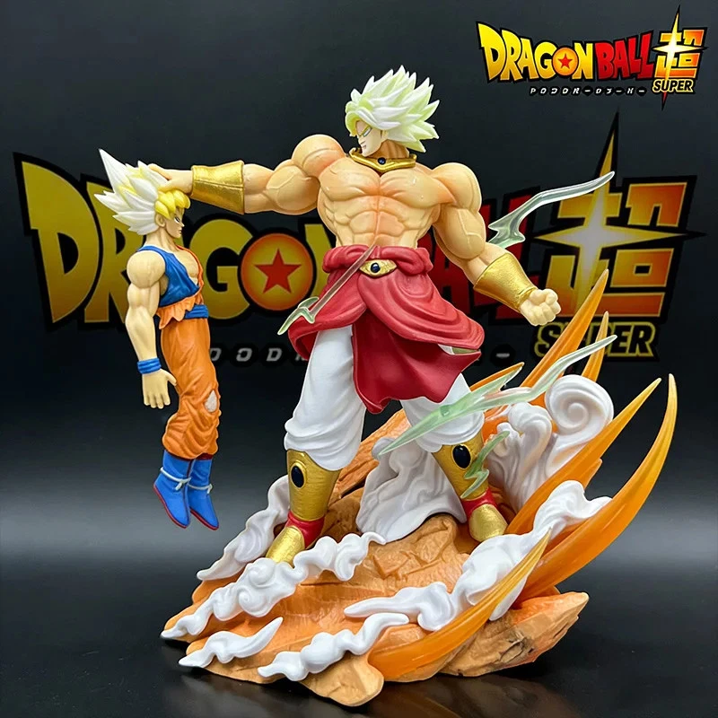 Figurine - Banpresto - Dragon Ball Super - Broly - PVC - 18 cm - Socle - Jeux vidéo