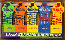 LEARNING WRAP-UPS FOR BASIC MATH FACTS SET OF 5 SELF CORRECTING