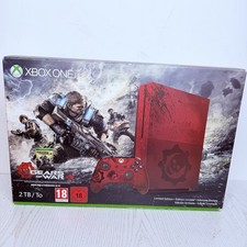 Xbox One S 2TB Gears of War 4 Limited Edition Completa Box Originale Rossa