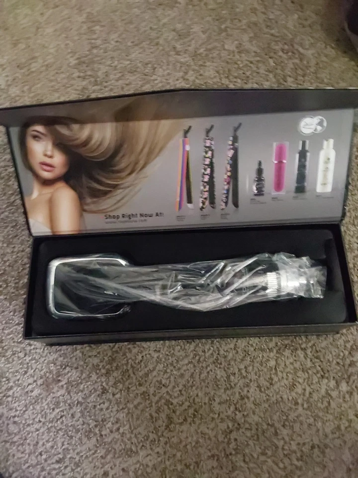 Cepillo soplador Royale 3 en 1 secador de pelo sin estática, styler, desenredante negro NUEVO EN CAJA Foto 2 de 4