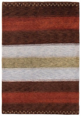 Vintage Traditional Hand-Knotted Area Rug 4'0'' x 5'10'' Oriental Wool Carpet