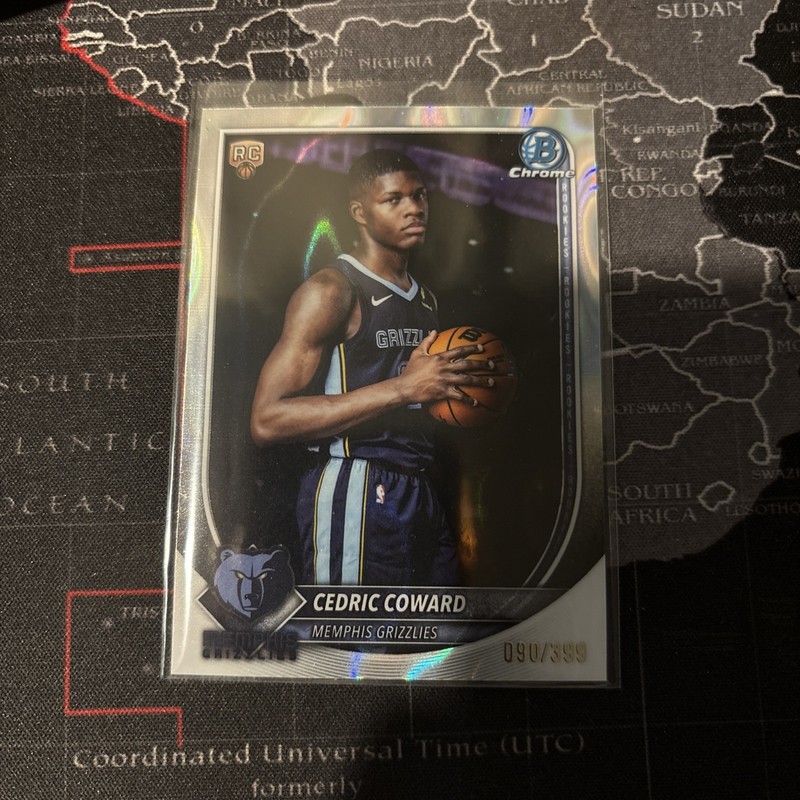 2025-26 Bowman Chrome #BRR-11 Cedric Coward Raywave /399