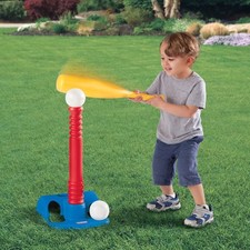 Little Tikes TotSports Kids T-Ball Set with Bat and 2 Balls