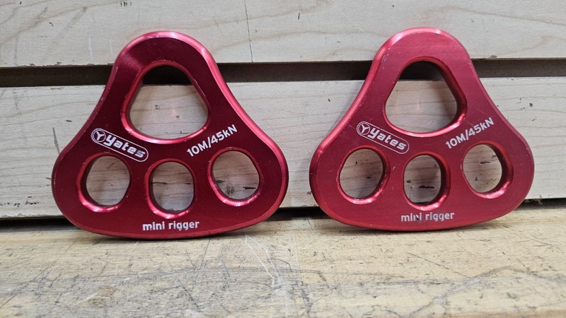 Lot of 2 -Yates Rescue Rigger (RED) 10M/45kN
