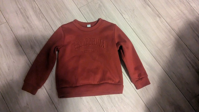 RED CALIFORNIA WESTCOAST  LONGSLEEVE SHIRT  BY SHEIN SIZE 6Y