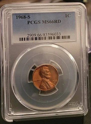 1968-S Lincoln Memorial Cent — photo from another recent sale