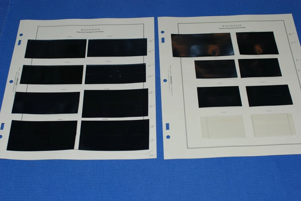 Wisconsin Duck Hunting Scott National Album Pages BlueLakeStamps GET YOUR STATE - Image 2 of 2