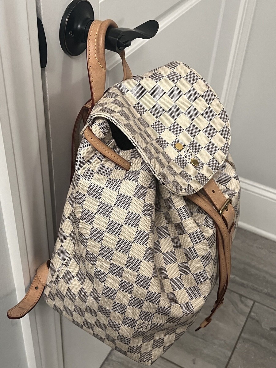 louis vuitton azur backpack Louis Vuitton N41578 Sperone Backpack Damier Azur