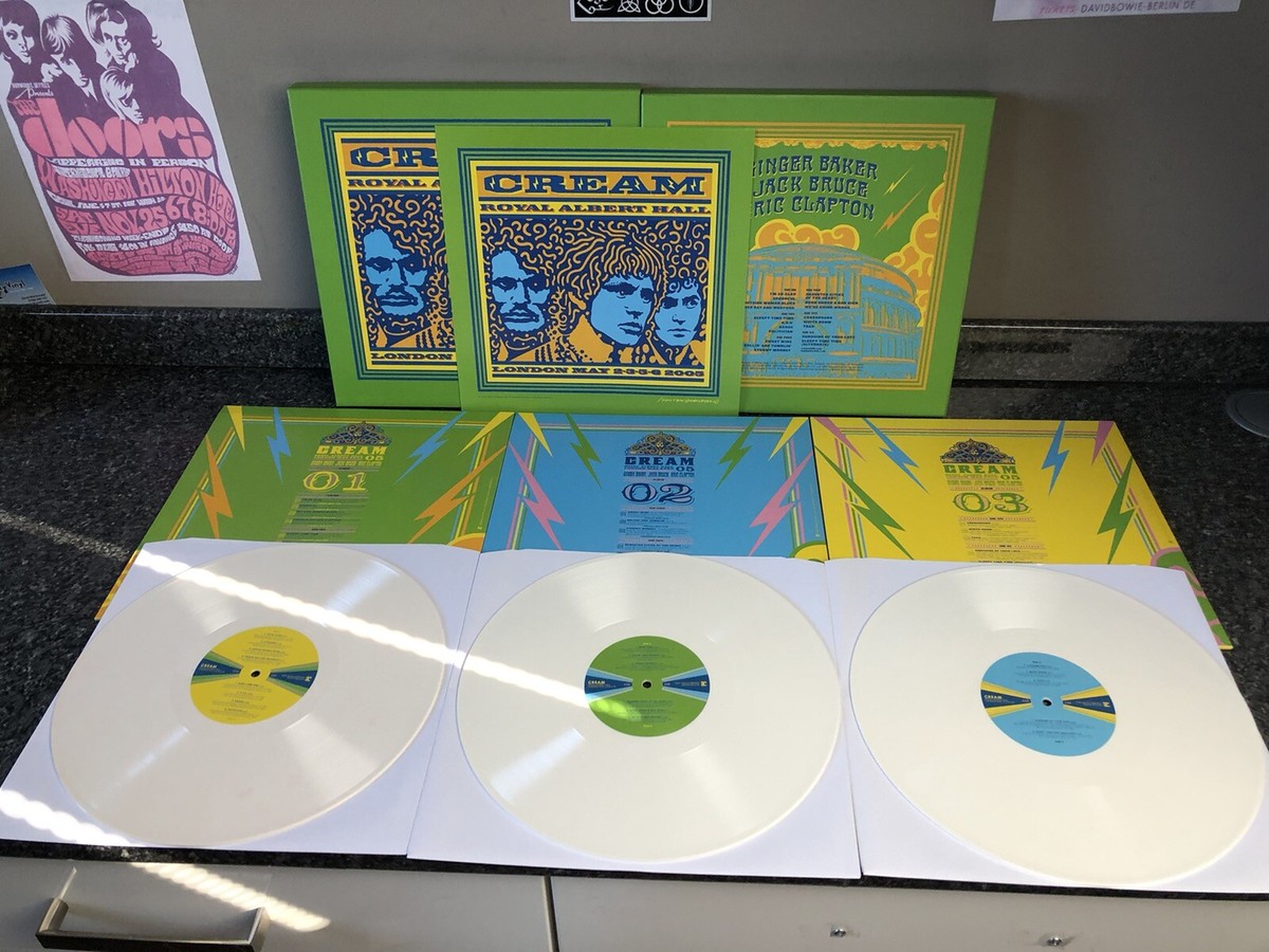 LIMITED EDITION TRIPLE CREAM VINYL CREAM BOX SET ROYAL ALBERT HALL