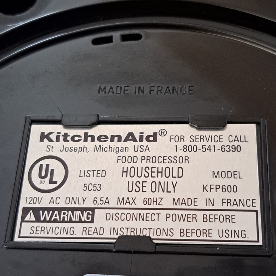 Kitchen Aid Food Processor Replacement Part Only Blade Model KFP600 eBay