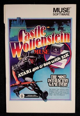 Castle Wolfenstein Manual Only for Atari 400 &800 Muse Software 1983 | eBay