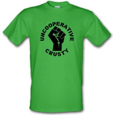 UNCOOPERATIVE CRUSTY Boris Johnson Climate Change PROTEST T-shirt *ALL SIZES*