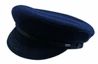 Breton Cap braided navy wool Greek fisherman yachtsman sailors cap