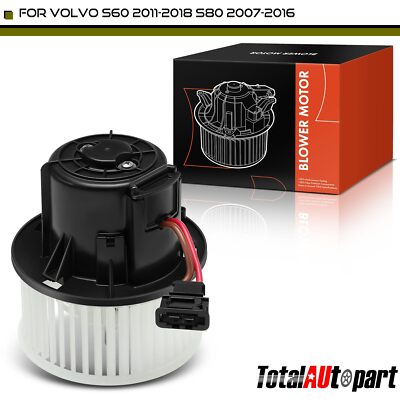 Blower motor A/C fits Volvo S60 11-18 S80 07-16 V60 13-15 V70 08-10