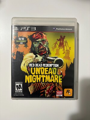 PS3 Game - Red Dead Redemption: Undead Nightmare (2010)