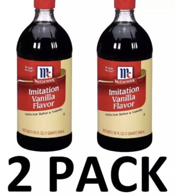 McCormick Imitation Vanilla Flavor (32 fl. oz., 2 bottles)