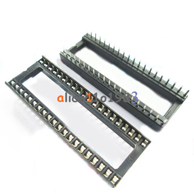 10/20/50/100Pcs 40pin DIP IC Adaptor Solder Type Socket Pitch Dual Wipe Contact