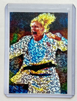 Kayla Harrison Limited Artist Signed ''2016 Olympic Games'' Refractor Card 1/1