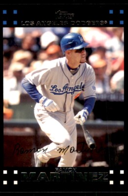 2007 Topps Updates & Highlights Ramon E. Martinez Los Angeles Dodgers #553
