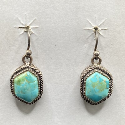 Barse Sterling Silver Turquoise Dangle Earrings