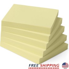 Square Sticky Notes Self Stick Pads 3x3 5 Pack Office School Reminders New