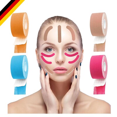 Face Lifting Tape Baumwolle 4 Stück gegen Falten, Gesichtstraffung, Anti-Aging