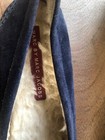 Marc By Marc Jacobs Dark Blue Suede Fur Lined Moccasins Size 40 Heart Studs  — photo 9