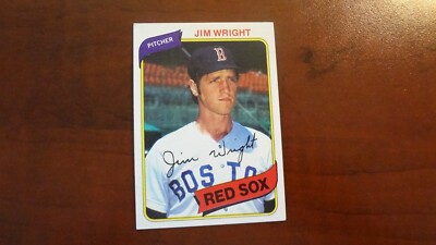 1980 TOPPS # 524 JIM WRIGHT   BASEBALL CARD