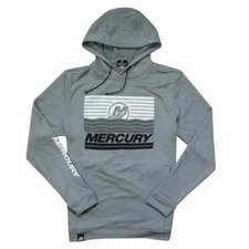 Mercury  Outboards Marine Performance Hooded Sweatshirt - Cool Grey sunblock 3XL