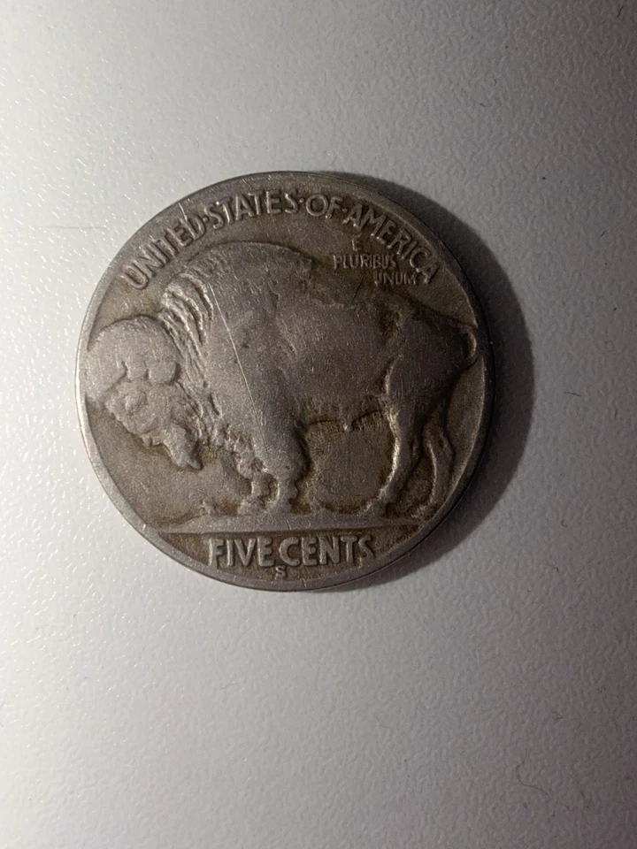 **RARE** 1935 S Buffalo Indian Nickel - Image 2 of 2