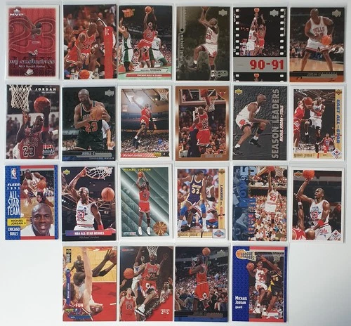 Lot of 22 x Michael Jordan Collection Cards - Good Condition