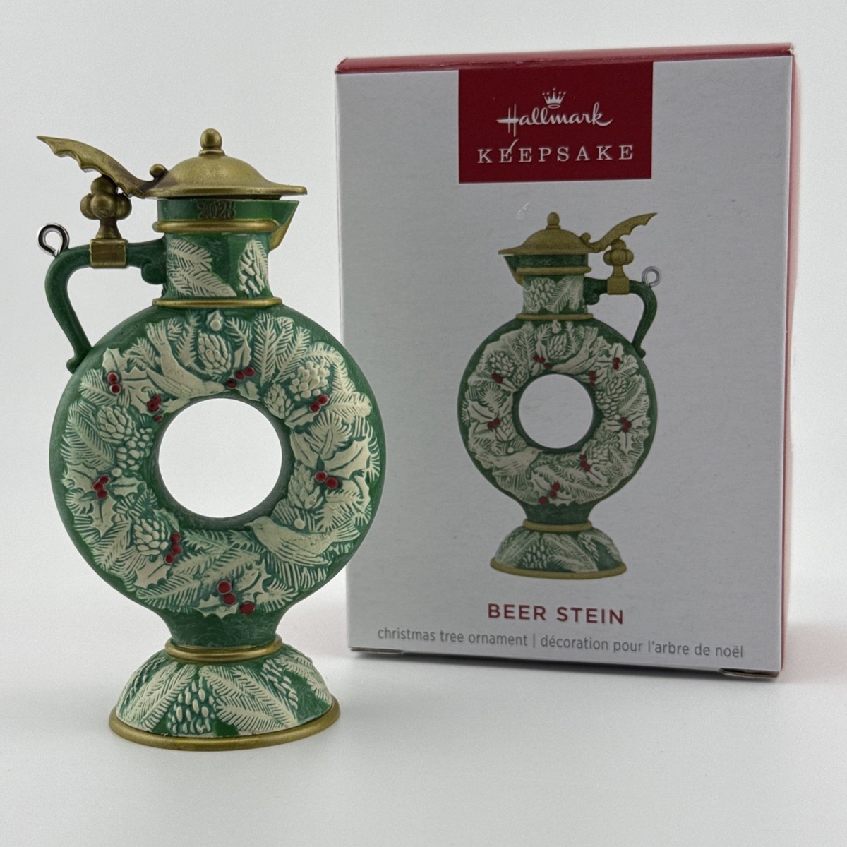 BEER STEIN Hallmark Keepsake クリスマスオーナメント Amazon.com: Hallmark Keepsake Christmas Ornament 2023, Beer Stein