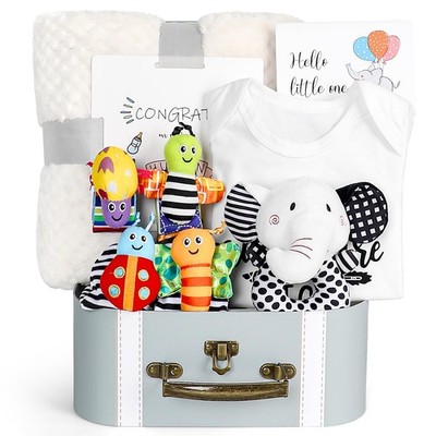 Baby Gift Set, Baby Shower Gifts, Black and White High Contrast Baby Toys 0-6...