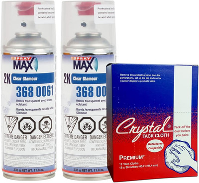 Spray Max  2K High Gloss Finish Clear Coat Spray Paint | Car Parts and Repair Re