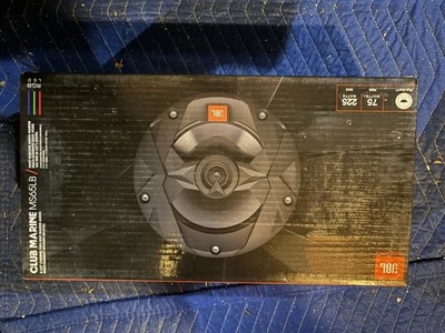JBL Club Marine 6 1/2'' RGB 75W Rms 225W Max Black Speakers Pair