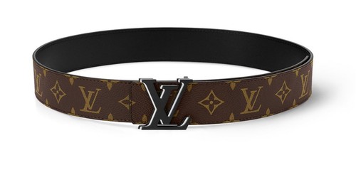 New Authentic Men Louis Vuitton Optic Monogram Macassar Reversible Belt 100/34/L