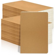 40 Pack A5 Blank Notebooks Bulk, 8 x 5.5 Inches Unlined Paper Subject Sketchb...